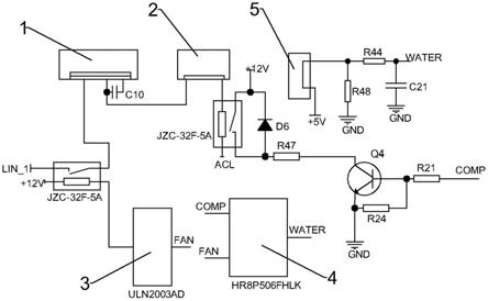 新型除湿机水满延时控制电路的制作方法