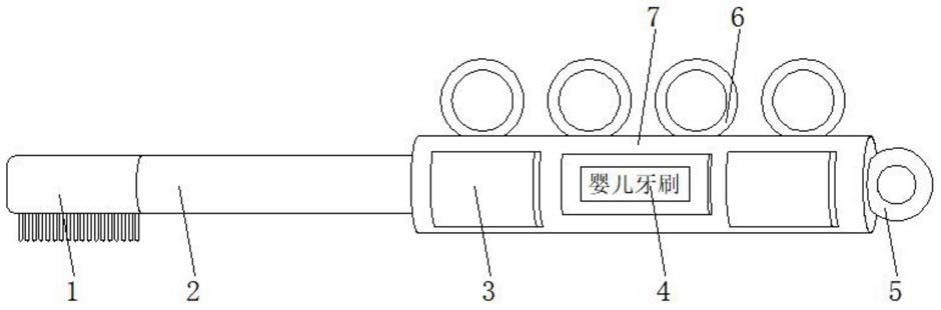 一种新型婴儿护理牙刷的制作方法