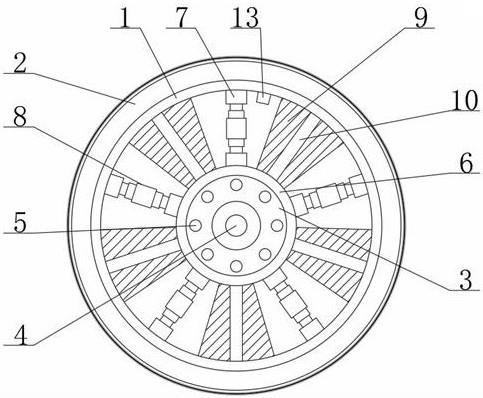 一种具有发光功能的电动车铝合金轮毂的制作方法