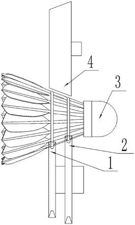 一种修正羽毛球线圈平整度的机械装置的制作方法