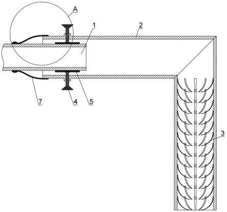 一种燃气暖风机的尾气出口结构的制作方法