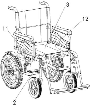 一种横向可调的稳定型轮椅车架的制作方法