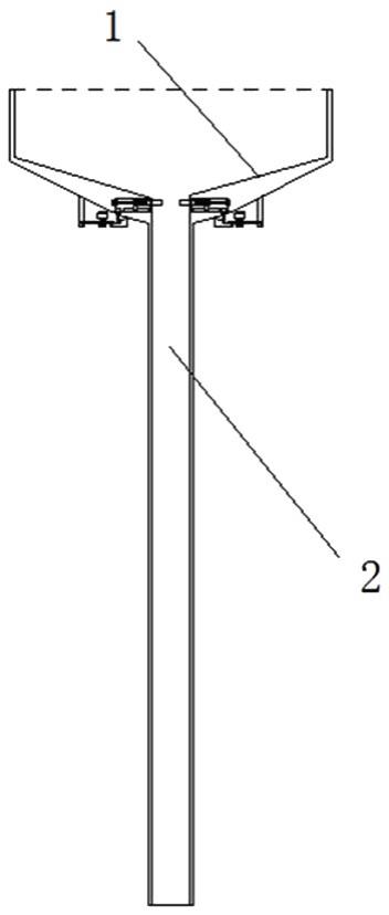 一种混凝土浇筑用长导管漏斗的制作方法