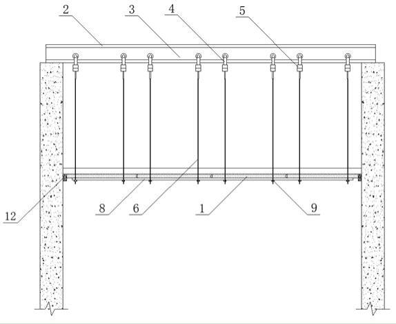 一种拼接模板悬吊式固定装置的制作方法