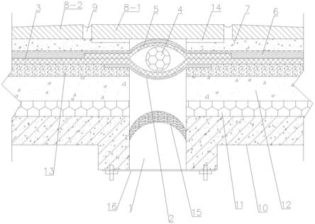 一种上人平屋面变形缝结构的制作方法