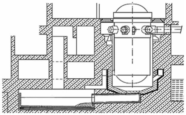 一种反应堆堆坑熔融物碎片床强化换热装置的制作方法