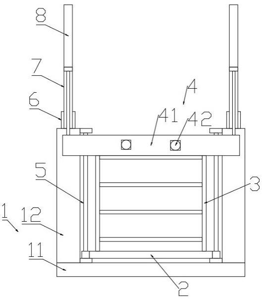 一种保温板生产用窑车自动卸料机的制作方法