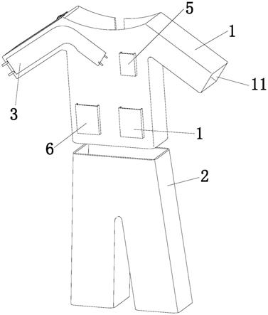 一种具有保护功能的医用服的制作方法