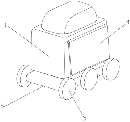 一种无接触智能外卖小车