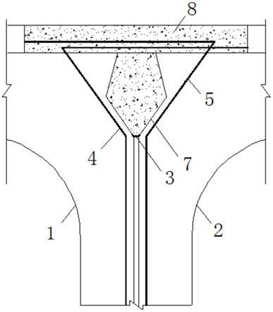 空心板梁换梁铰缝连接结构的制作方法