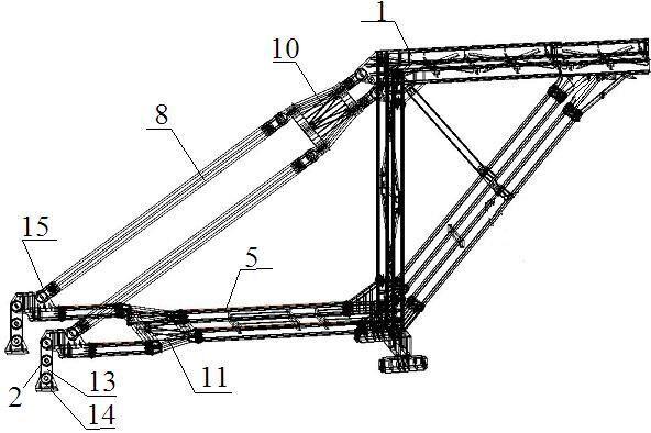 一种中央双索面斜拉桥桥面吊装体系的制作方法