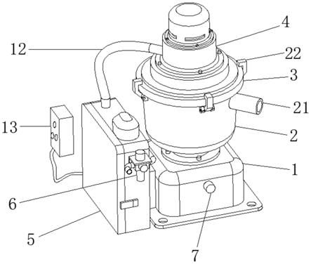 一种欧式一体化自动除尘吸料机的制作方法