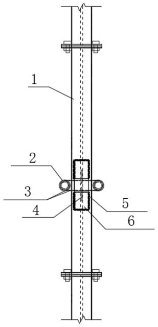 一种隧道锁脚锚管与钢拱架的连接装置的制作方法