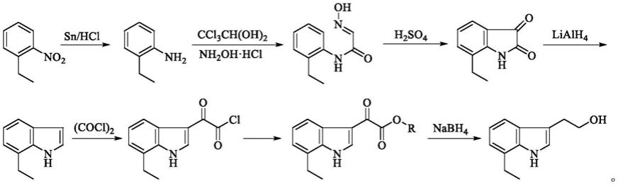 一种7-乙基色醇的制备方法与流程