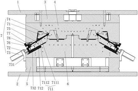 注塑模具滑块内斜顶脱倒扣机构的制作方法