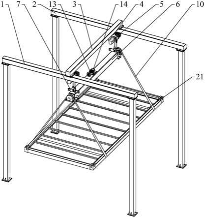 一种装配式墙板生产用吊带翻转平台的制作方法