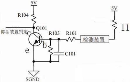 燃气热水器除垢装置检测电路的制作方法