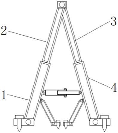 一种电力施工用攀爬架的制作方法