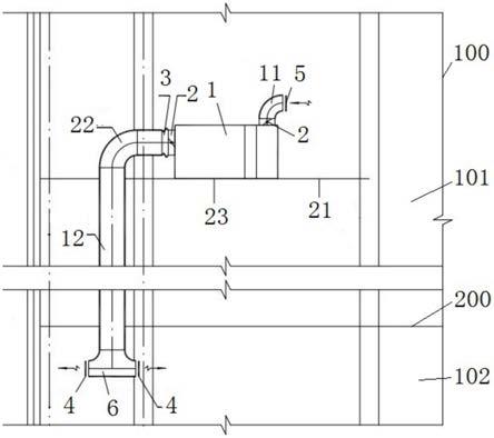 一种改善锅炉房冬季温度场分布的循环通风系统的制作方法