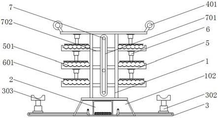 一种建筑工程用管道件整理架的制作方法