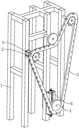 制衣吊挂系统落料装置的制作方法