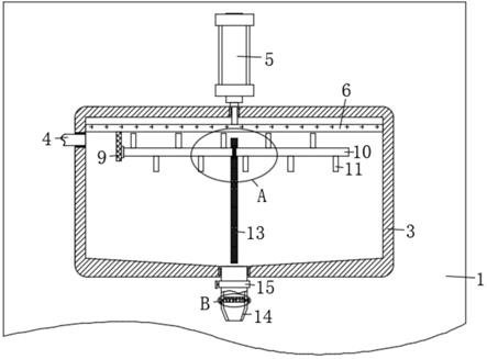 一种可调节的液压压料机的制作方法