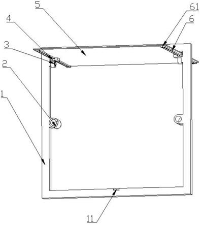 一种可调式接线盒盖板的制作方法