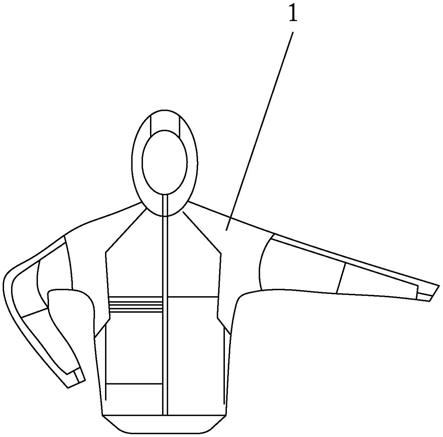 一种具有五线竖纹且轻质有型的梭织跑步风衣的制作方法