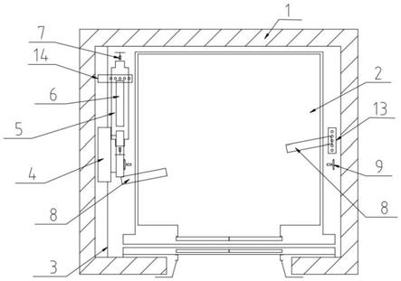 一种无机房电梯结构的制作方法