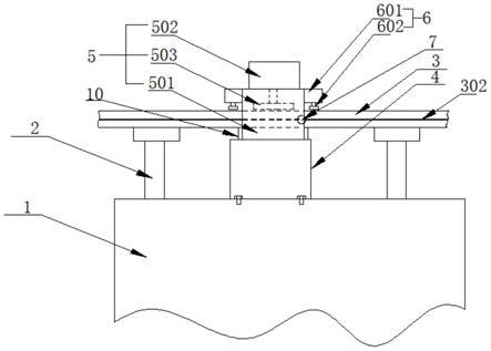 一种转塔式一贯机可调节切脚成型装置的制作方法