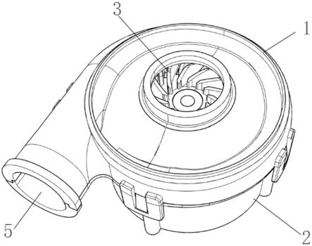 一种呼吸机用小型高压鼓风机的制作方法