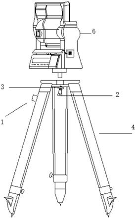 一种仪器架设检验装置及使用该装置的三脚架的制作方法