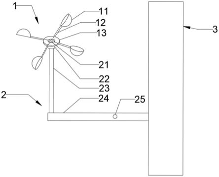 一种用于风力发电风向检测装置的制作方法