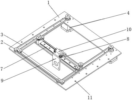 一种高精度coreXY3D打印机结构的制作方法