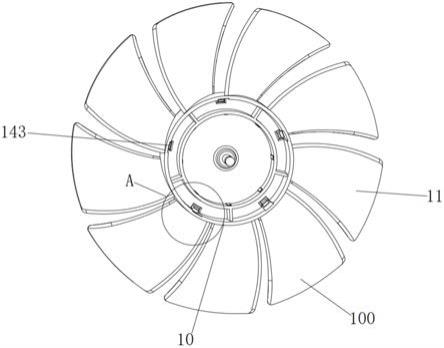 一种发光散热风扇的扇轮的制作方法