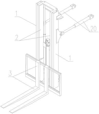 一种叉车装置及叉车的制作方法