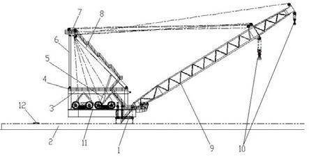 一种便于船运的起重机结构的制作方法