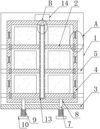 一种单相表组合式非金属电能计量箱的制作方法