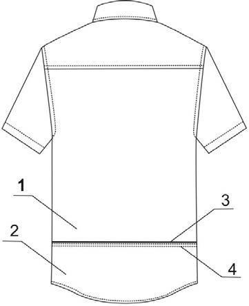 一种防止衬衫下摆上窜的结构的制作方法
