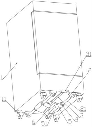 一种新型可移动式商用厨房燃气蒸柜的制作方法