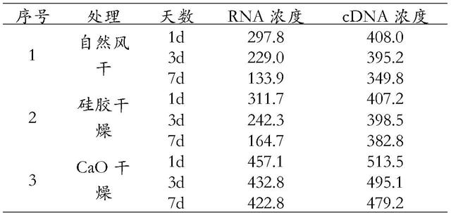 草莓斑驳病毒样本保存的方法