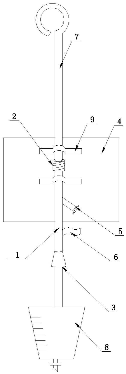 一种猪尾巴引流管连接固定装置的制作方法
