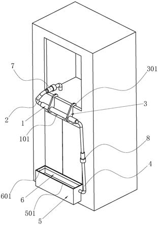 一种工程监理用建筑外墙及窗边渗水测试装置的制作方法