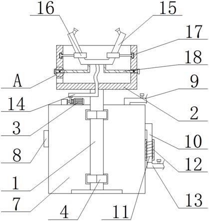 一种具有温度调节功能的钻井施工用洗眼装置的制作方法