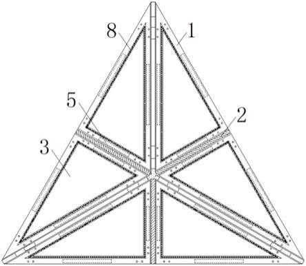 一种伸缩三角锥拼接的微建筑的制作方法