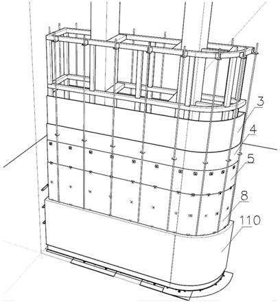 一种采用实夯工艺制作的室内夯土柱的制作方法