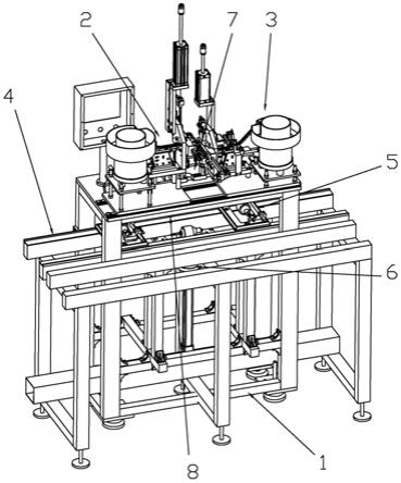 一种电机转子用双工位卡簧机的制作方法