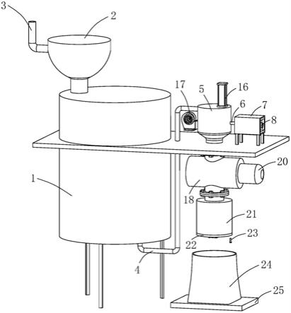 一种活性炭烘干机的出料装置的制作方法