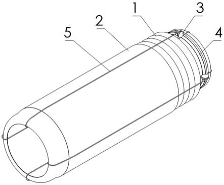 一种煤矿综掘工作面低风阻低噪音风筒装置的制作方法