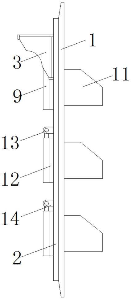 一种通信基站馈线窗的安装结构的制作方法